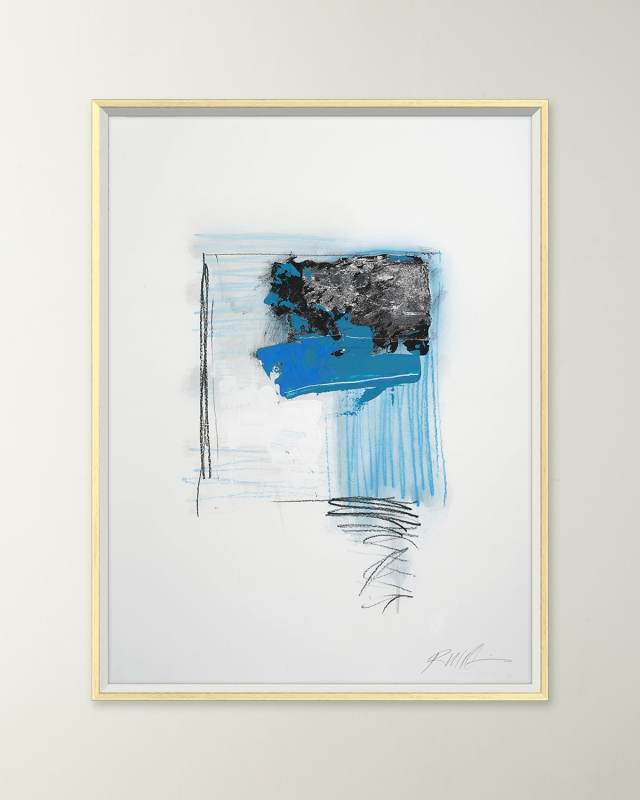"Blue Lines 2" Giclee on Paper by Robert Robinson